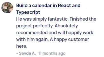 review from Sevda